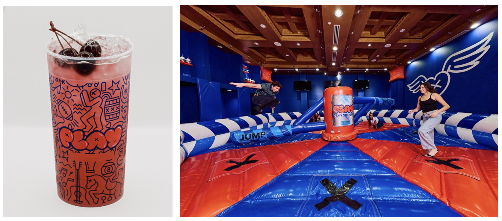 Cherry Cocktail, Indoor Inflatable Game Arena Cherry Cocktail, Indoor Inflatable Game Arena