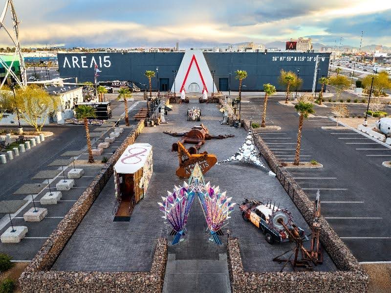 AREA15 Exterior And Art Installation In Las Vegas