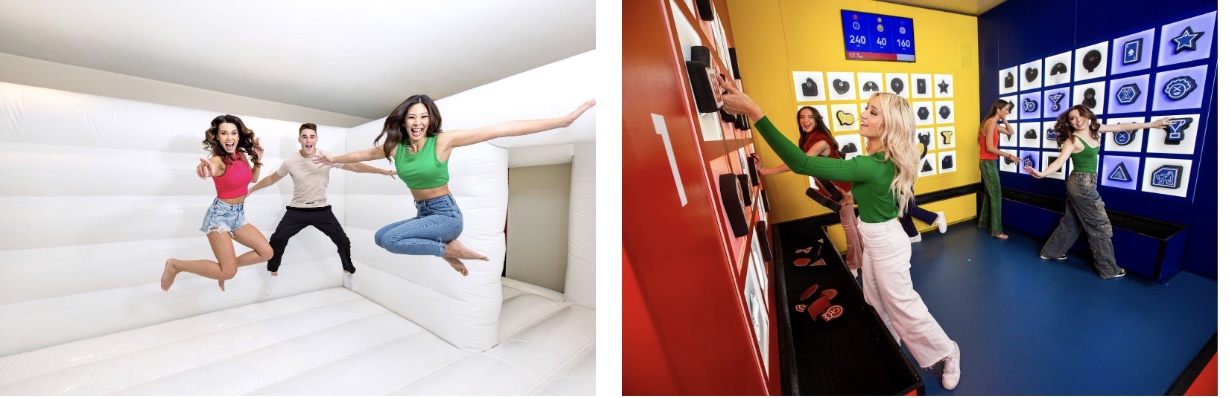 Guests Enjoying Interactive Attractions At Electric Playhouse