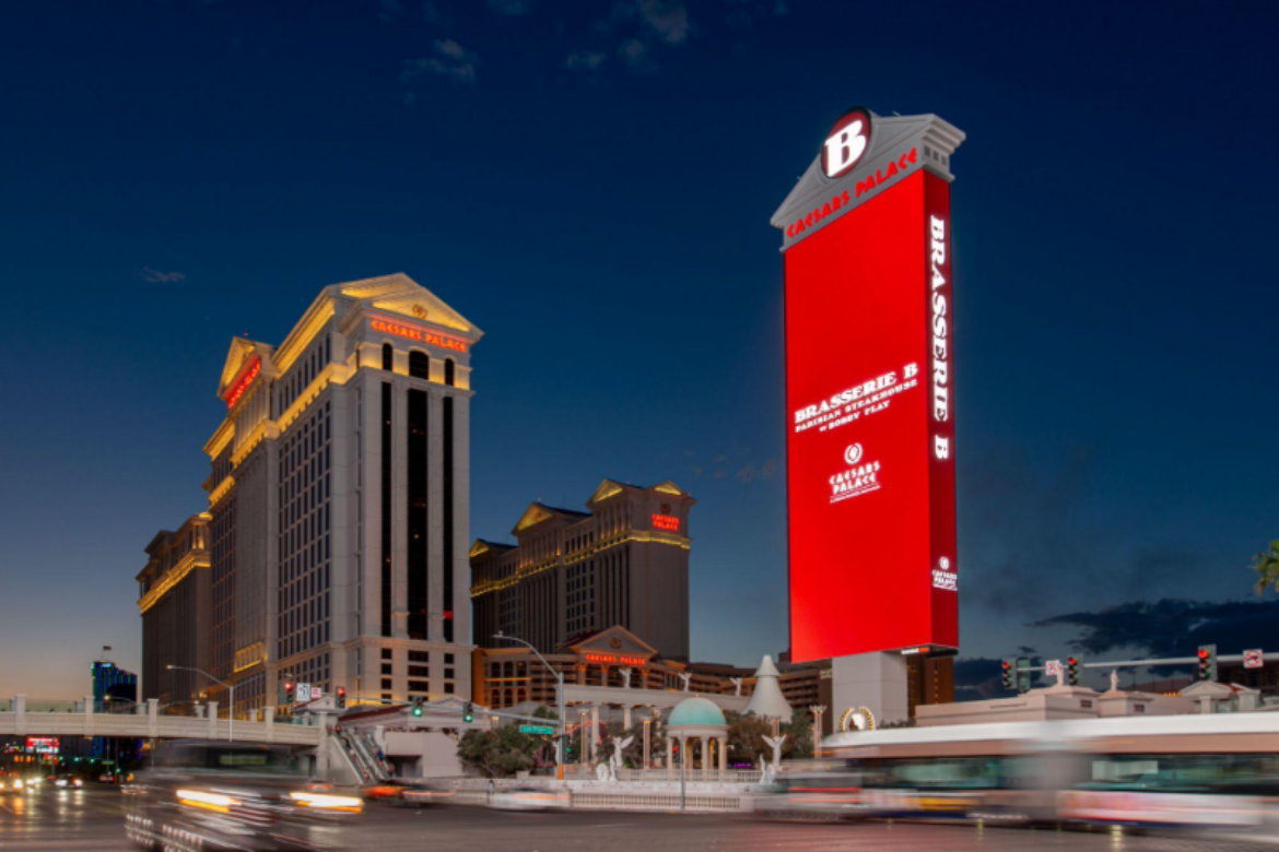 YESCO Designs, Fabricates, Installs New Marquee For  Caesars Palace In Las Vegas