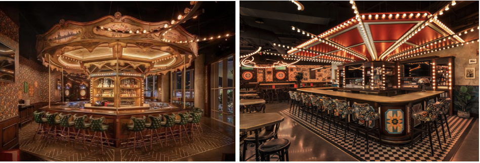 Flight Club Carousel Bars