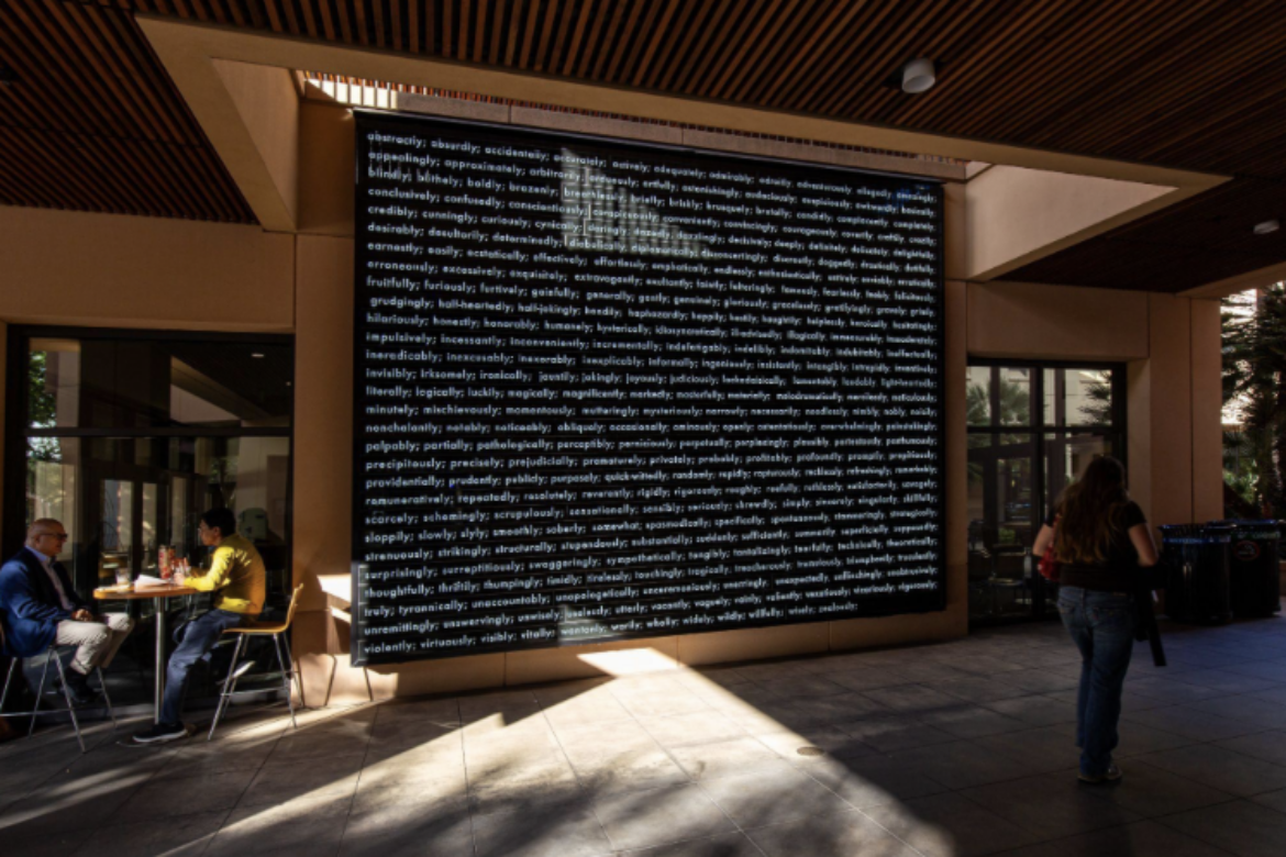 Yesco Completes Major Display Refresh For  Stanford University’s “Adverb Wall” Art Installation